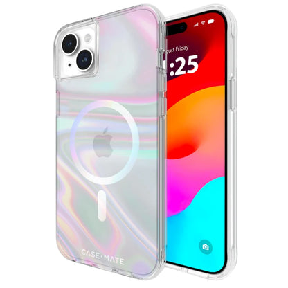 Case-Mate Soap Bubble MagSafe Case For iPhone 15 Plus - Iridescent