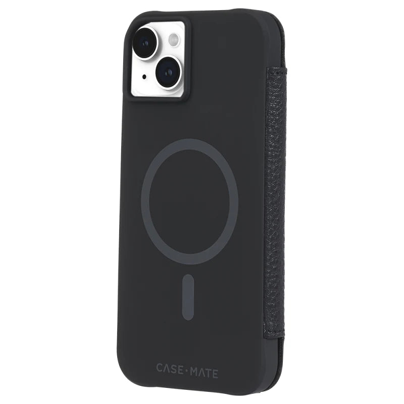 Case-Mate Wallet Folio MagSafe Case For iPhone 15 Plus - Black