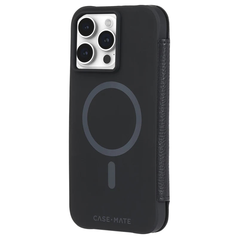 Case-Mate Wallet Folio MagSafe Case For iPhone 15 Pro Max - Black