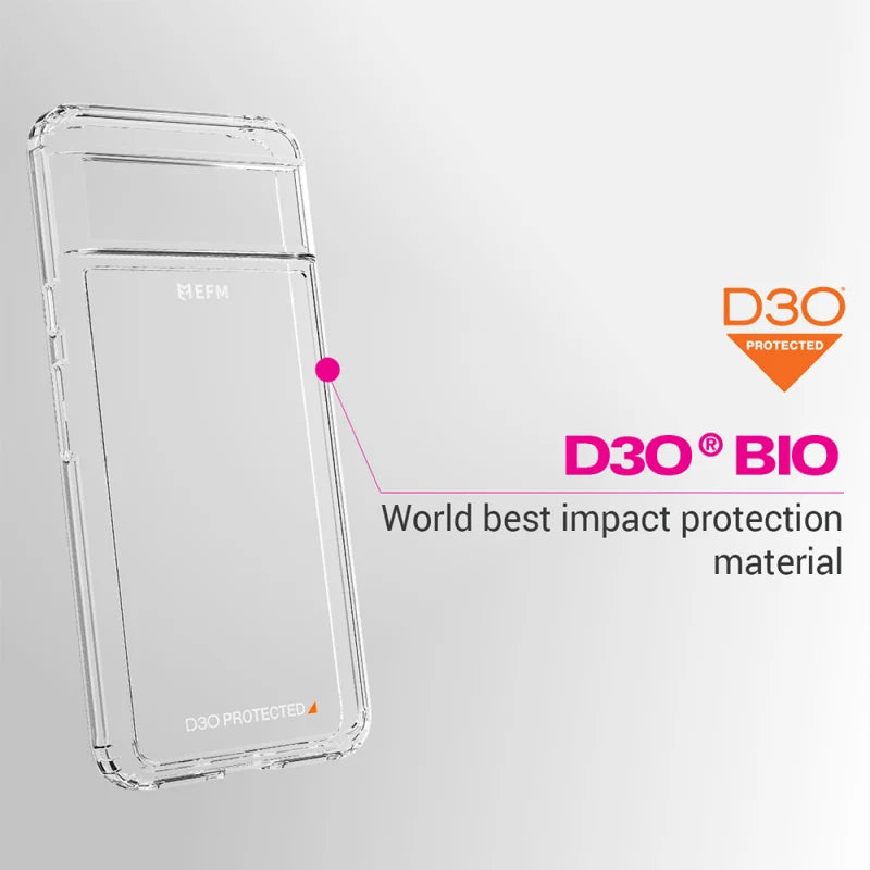 EFM Alta Case Armour with D3O BIO For Google Pixel 8 Pro - Clear