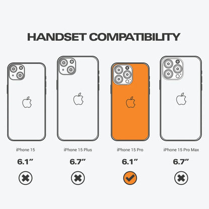 EFM Aspen Case Armour with D3O BIO For iPhone 15 Pro