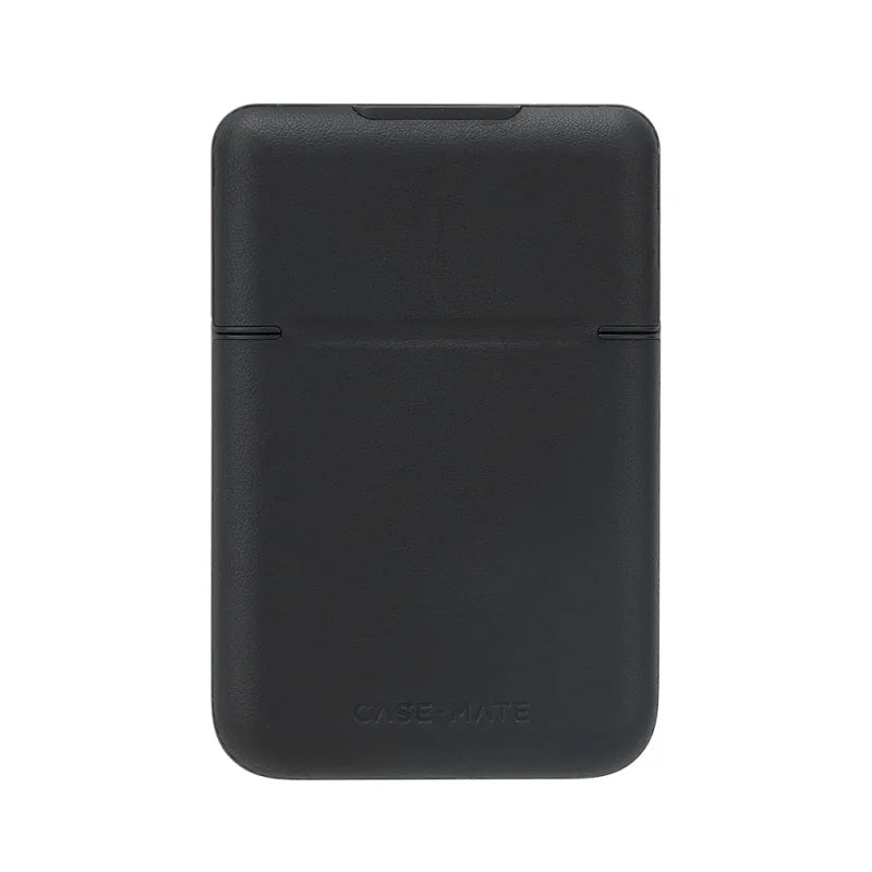 Case-Mate Magnetic Leather Flip Wallet Case For MagSafe - Black