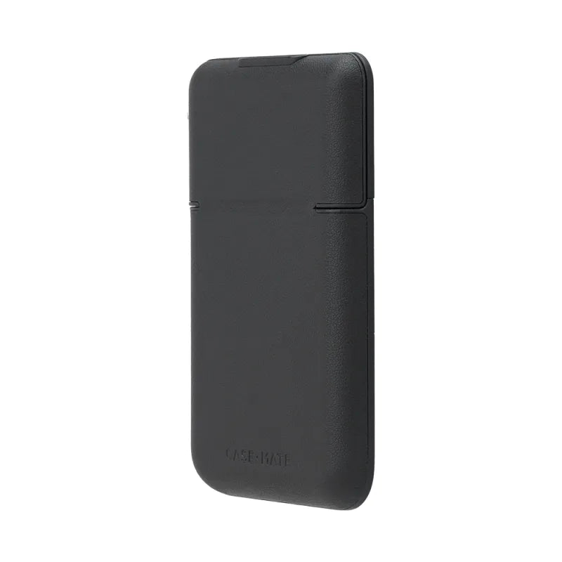 Case-Mate Magnetic Leather Flip Wallet Case For MagSafe - Black
