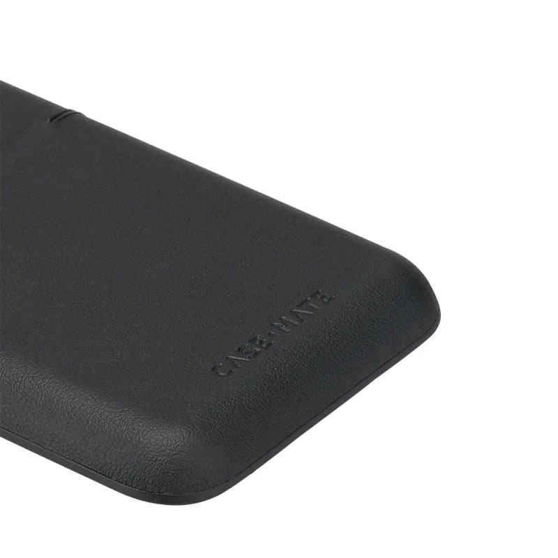Case-Mate Magnetic Leather Flip Wallet Case For MagSafe - Black