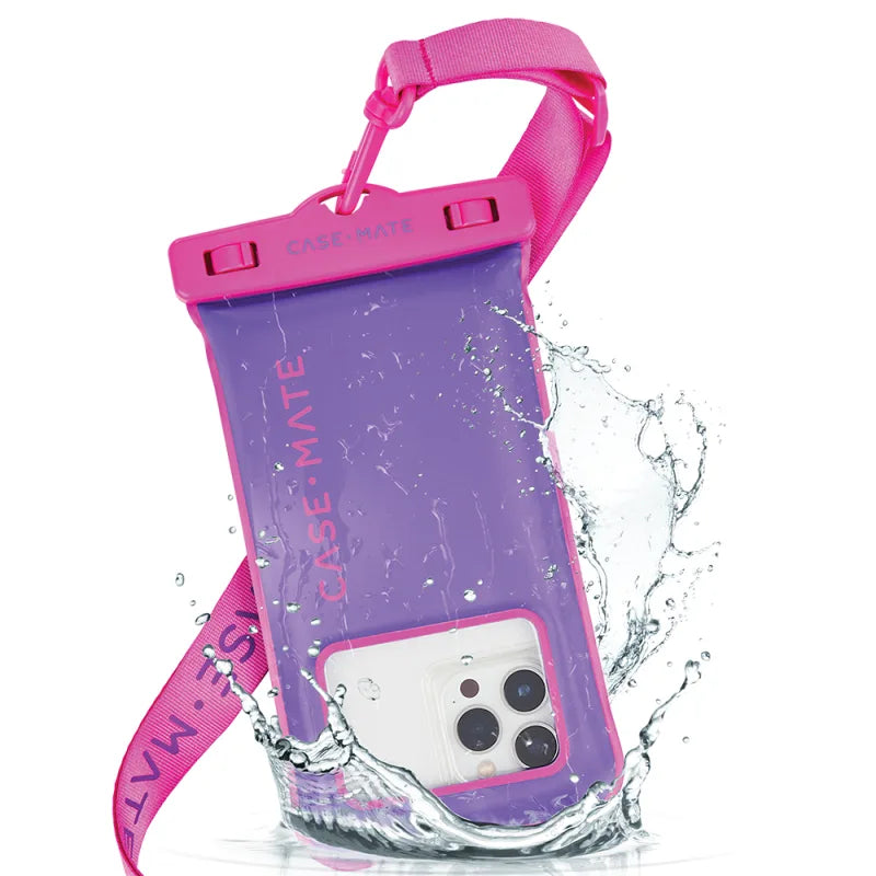 Case-Mate Waterproof Floating Pouch Universal - Purple/Fuchsia