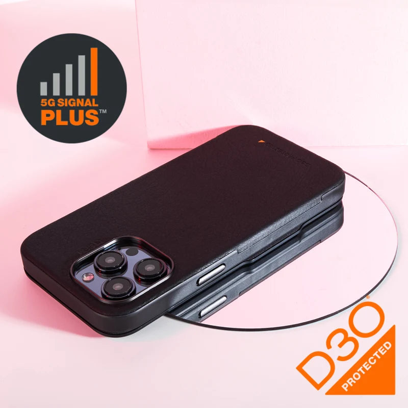 EFM Monaco Wallet Case Armour with D3O 5G Signal Plus Technology For iPhone 15