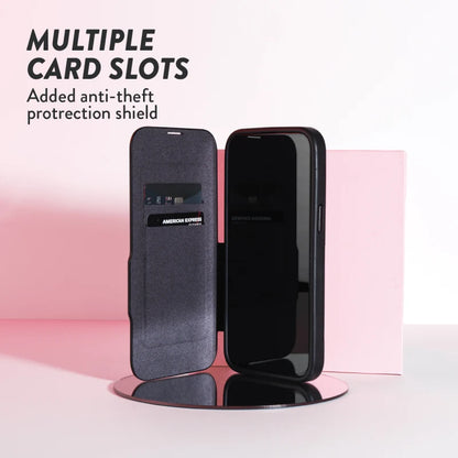 EFM Monaco Wallet Case Armour with D3O 5G Signal Plus Technology For iPhone 15 Pro