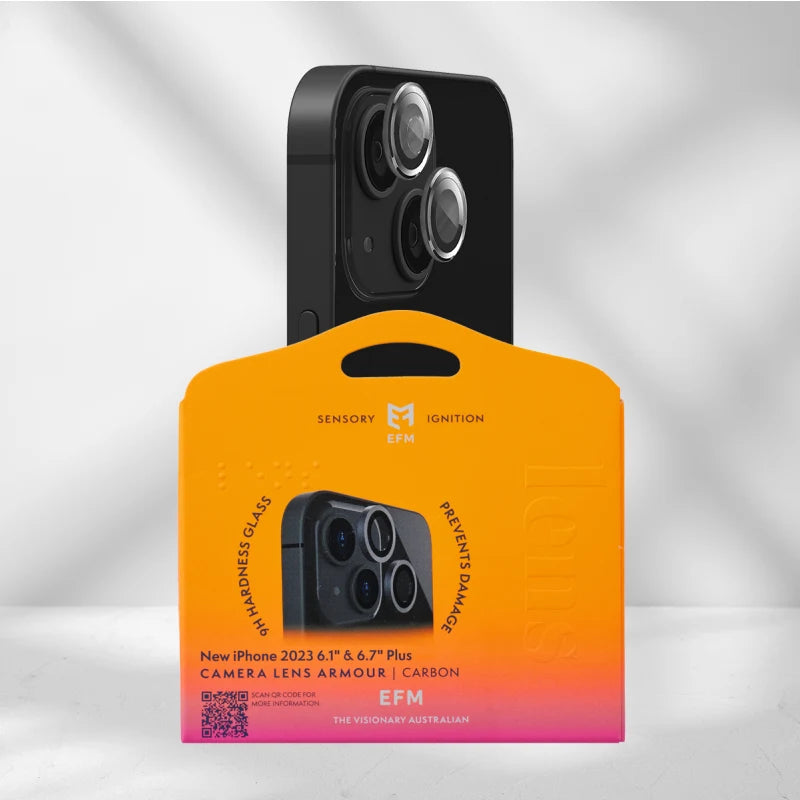 EFM Camera Lens Armour For iPhone 15/15 Plus