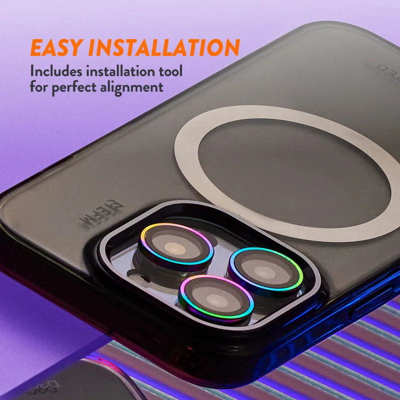 EFM Camera Lens Armour For iPhone 15 Pro/15 Pro Max