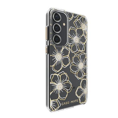 Case-Mate Floral Gems Case For Samsung Galaxy S24+ - Gold