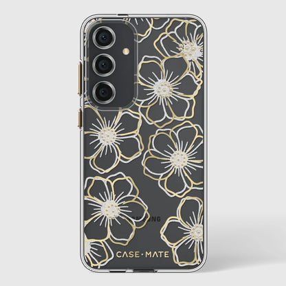 Case-Mate Floral Gems Case For Samsung Galaxy S24+ - Gold