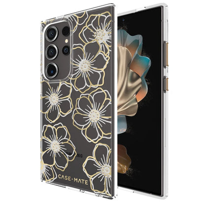 Case-Mate Floral Gems Case For Samsung Galaxy S24 Ultra - Gold