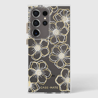 Case-Mate Floral Gems Case For Samsung Galaxy S24 Ultra - Gold