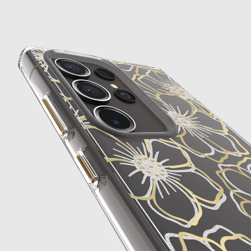 Case-Mate Floral Gems Case For Samsung Galaxy S24 Ultra - Gold