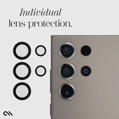 Case-Mate Aluminum Ring Lens Protector For Samsung Galaxy S24 Ultra - Black
