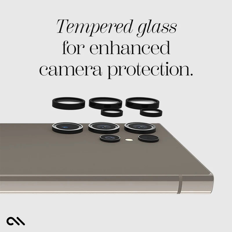Case-Mate Aluminum Ring Lens Protector For Samsung Galaxy S24 Ultra - Black