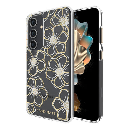 Case-Mate Floral Gems Case For Samsung Galaxy S24 - Gold