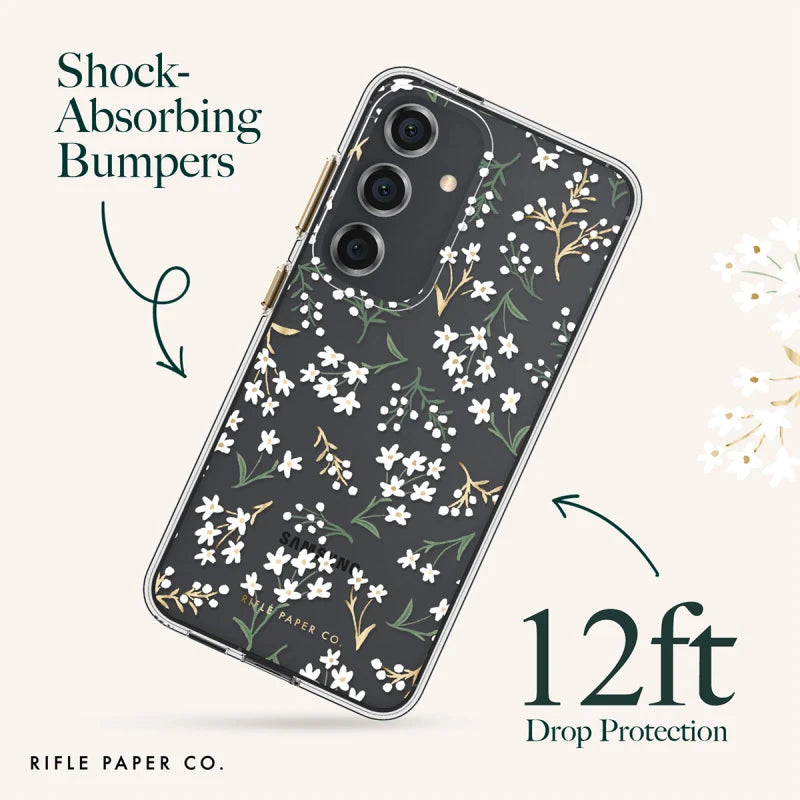 Case-Mate Rifle Paper Co Case For Samsung Galaxy S24 - Petite Fleurs - Multi