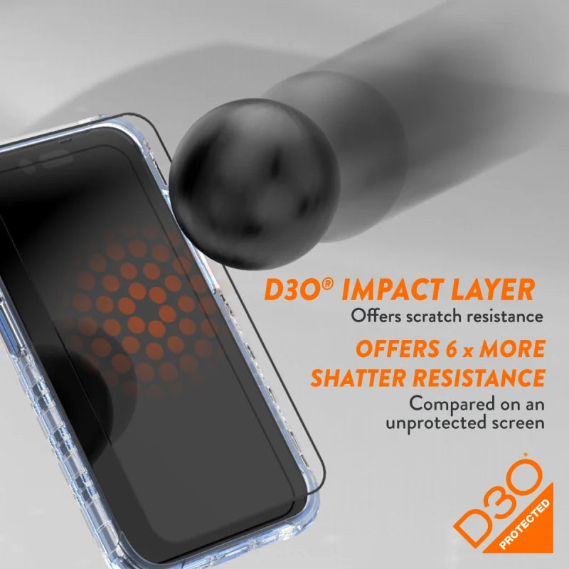 EFM ScreenSafe Glass with D3O Screen Armour For iPhone 15