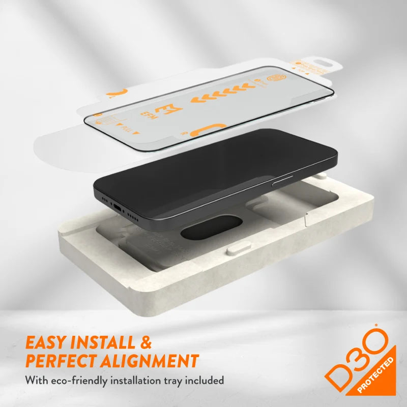 EFM ScreenSafe Glass with D3O Screen Armour For iPhone 15