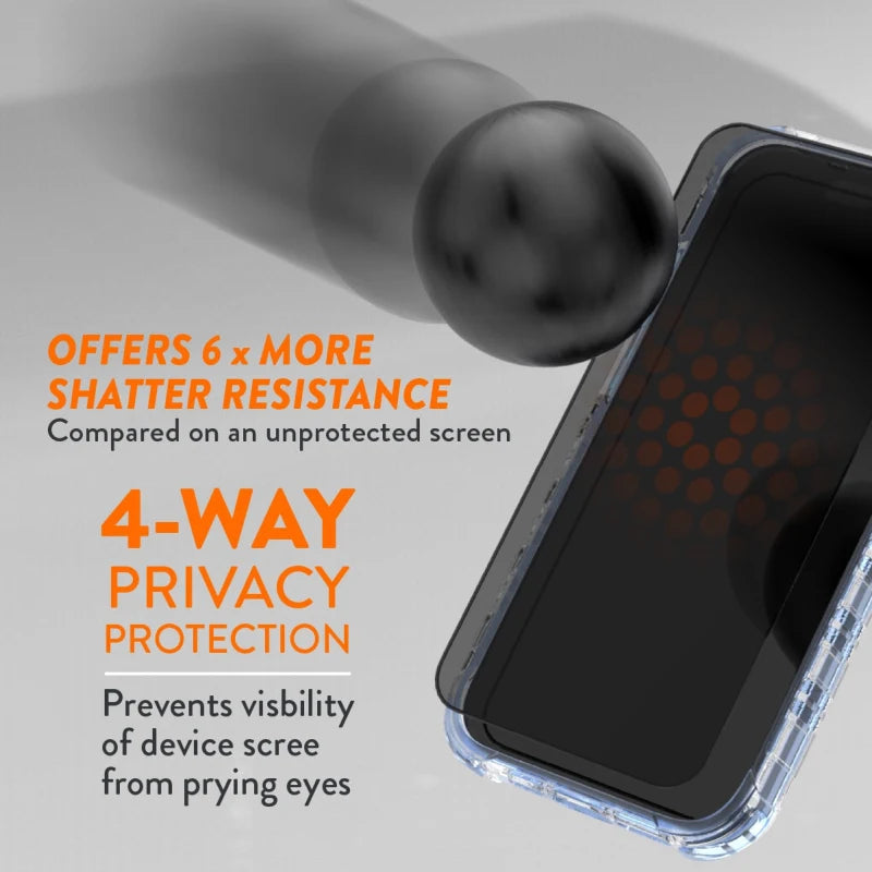 EFM Privacy Glass Screen Armour For iPhone 15