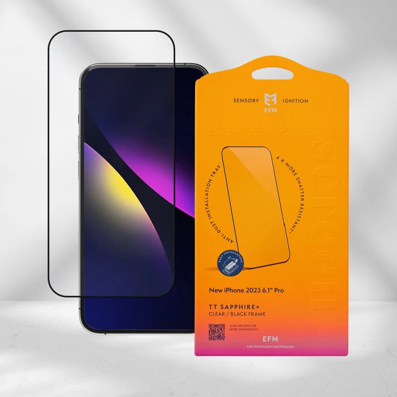 EFM TT Sapphire Screen Armour For iPhone 15 Pro Max