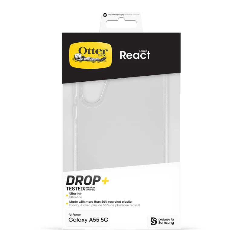 Otterbox React Case for Samsung Galaxy A55 - Clear