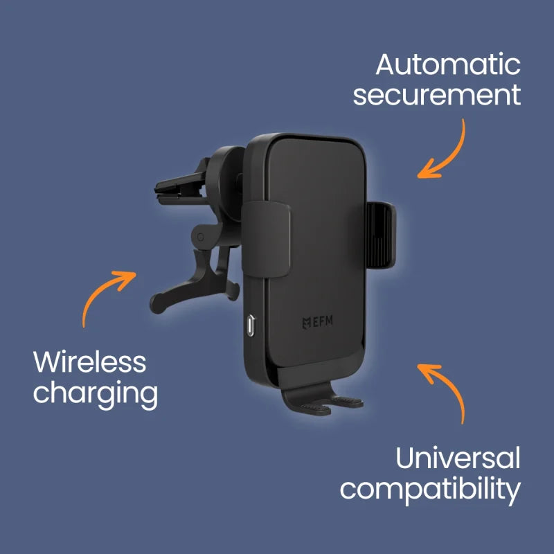 EFM Dual-Coil Wireless Car Charger With 20W Car Charger