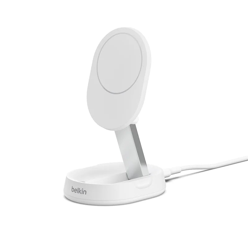 Belkin BoostCharge Pro Convertible Magnetic Charging Stand with Qi2 - White