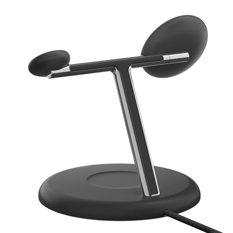 Belkin BoostCharge Pro 3-in-1 Magnetic Wireless Charging Stand with Qi2 15W - Black