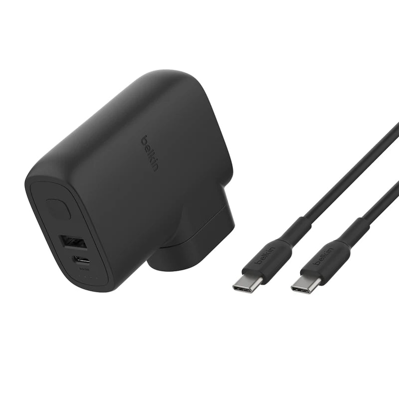 Belkin BoostCharge Hybrid Wall Charger 25W + Power Bank 5K with Travel Adapter Kit
