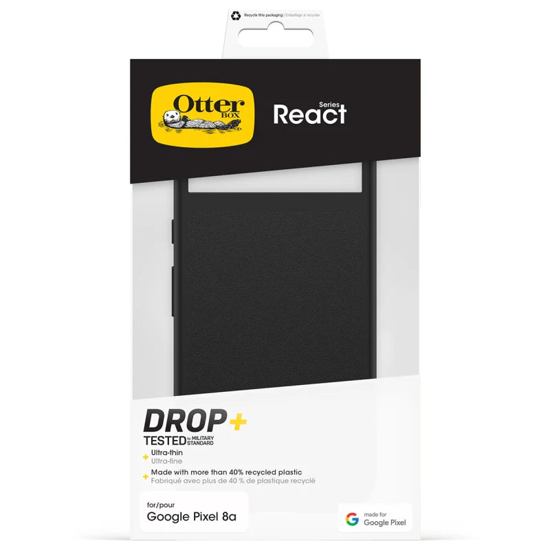 Otterbox React Case for Google Pixel 8a - Black
