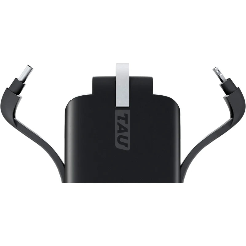 Tau 3 in 1 Keyring Powerbank 1400mAh - Charcoal Black