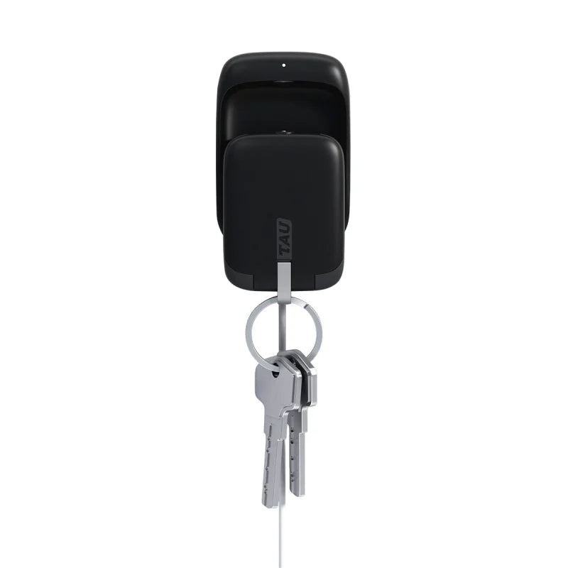Tau 3 in 1 Keyring Powerbank 1400mAh - Charcoal Black