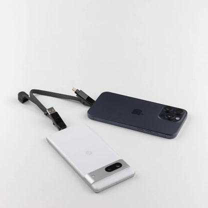 Rolling Square inCharge XL 100W 6 in 1 Travel Charging Cable - 30cm - Urban Black
