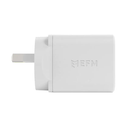 EFM ECO 40W Dual Port Wall Charger With GaN, Power Delivery and PPS