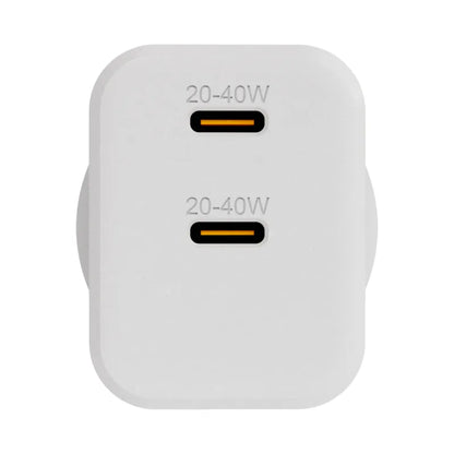 EFM ECO 40W Dual Port Wall Charger With GaN, Power Delivery and PPS