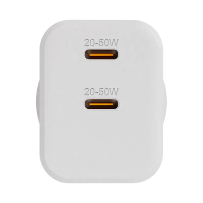 EFM ECO 50W Dual Port Wall Charger With GaN, Power Delivery and PPS