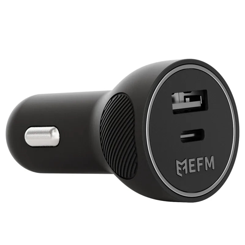 EFM 48W Car Charger With 1M Mag-Coil USB-C Cable