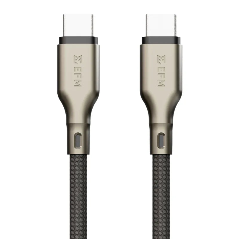 EFM USB-C to USB-C 140W Pro Power and Data Cable With Aramid Fibre Reinforcement 2M