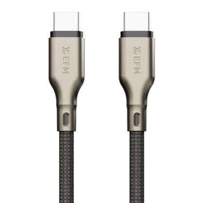 EFM USB-C to USB-C 140W Pro Power and Data Cable With Aramid Fibre Reinforcement 2M