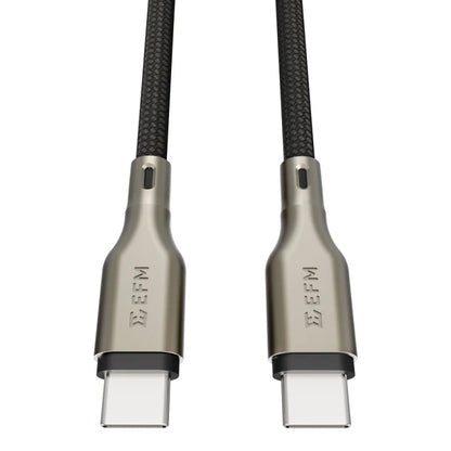 EFM USB-C to USB-C 140W Pro Power and Data Cable With Aramid Fibre Reinforcement 2M