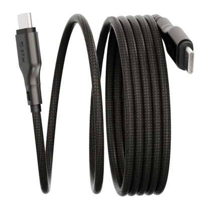 EFM Mag-Coil USB-C to USB-C Cable With Magnetic Self-Coiling Cable Management 1M