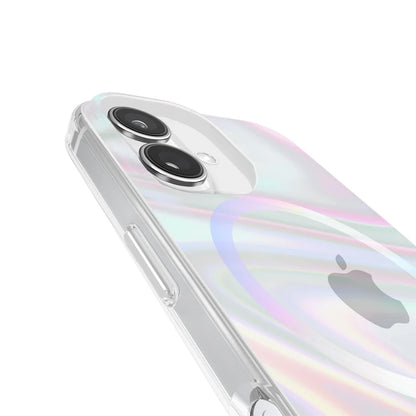 Case-Mate Soap Bubble MagSafe Case For iPhone 16 - Iridescent