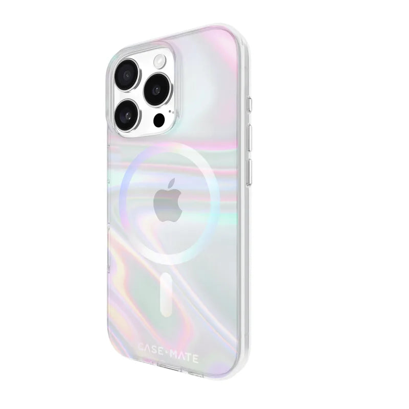 Case-Mate Soap Bubble MagSafe Case For iPhone 16 Pro - Iridescent