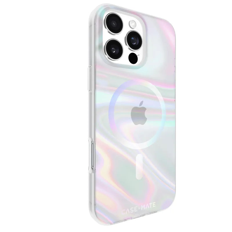 Case-Mate Soap Bubble MagSafe Case For iPhone 16 Pro Max - Iridescent
