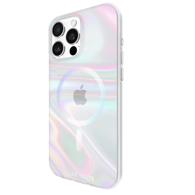 Case-Mate Soap Bubble MagSafe Case For iPhone 16 Pro Max - Iridescent