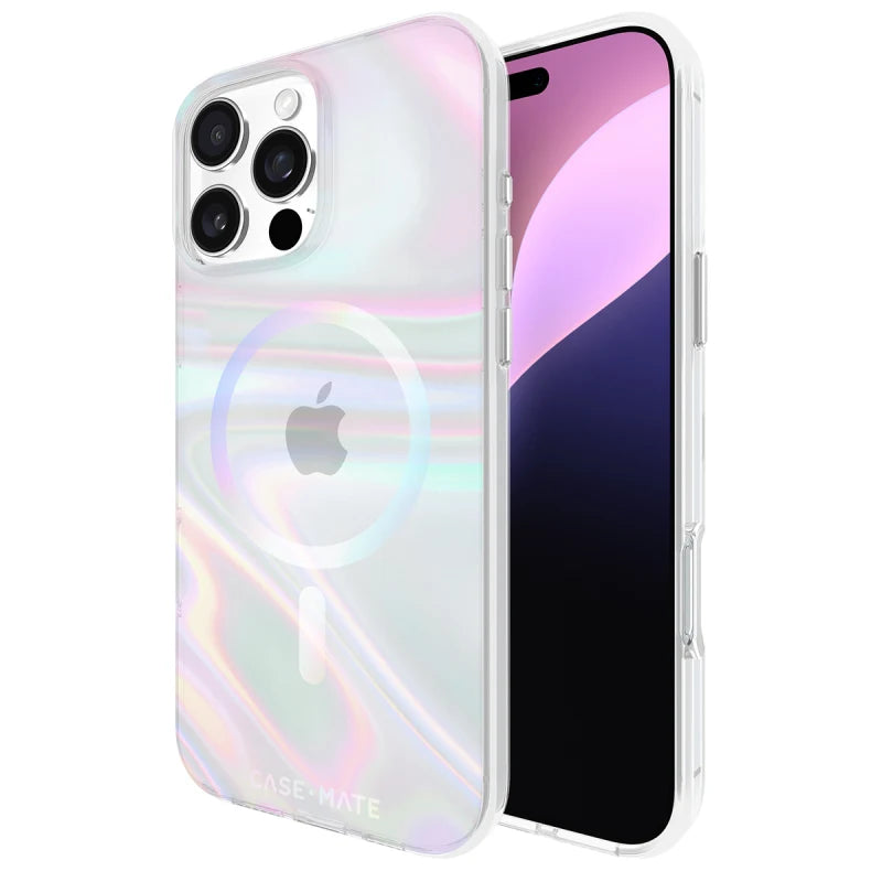 Case-Mate Soap Bubble MagSafe Case For iPhone 16 Pro Max - Iridescent