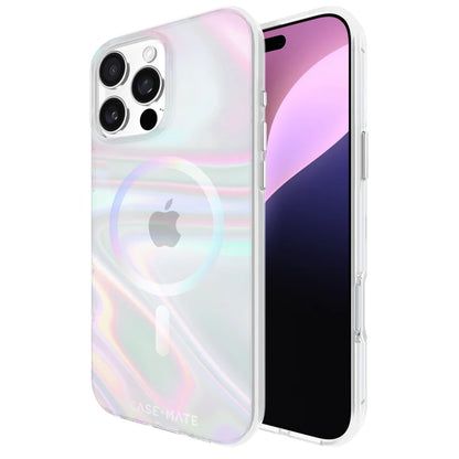Case-Mate Soap Bubble MagSafe Case For iPhone 16 Pro Max - Iridescent