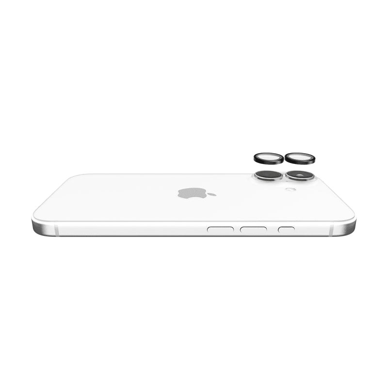 Case-Mate Aluminum Ring Lens Protector For iPhone 16 / 16 Plus - Black